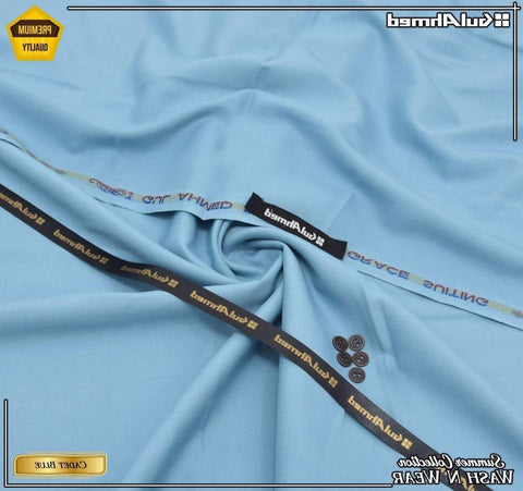 Men’s Unstitched Gul Ahmad Wash And Wear Plain Suit