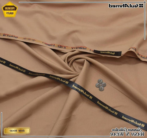 Men’s Unstitched Wash And Wear Gul Ahmad Plain Suit
