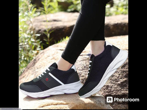 Men's Fancy Sports Shoes - Black