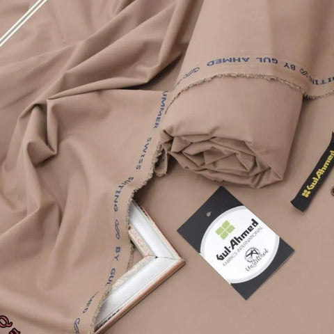 Men’s Unstitched Wash And Wear Gul Ahmad Plain Suit