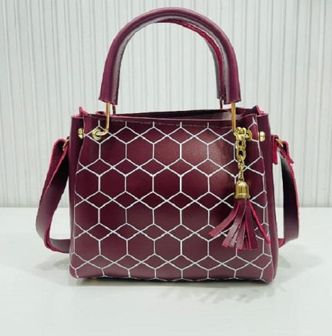 Women's PU Leather Printed Shoulder Bag