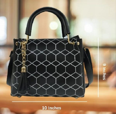 Women's PU Leather Printed Shoulder Bag