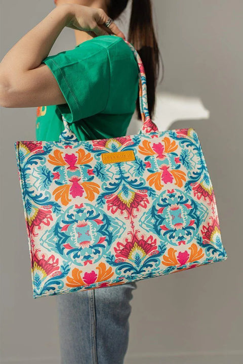 Girl's Canvas Printed Tote Bag