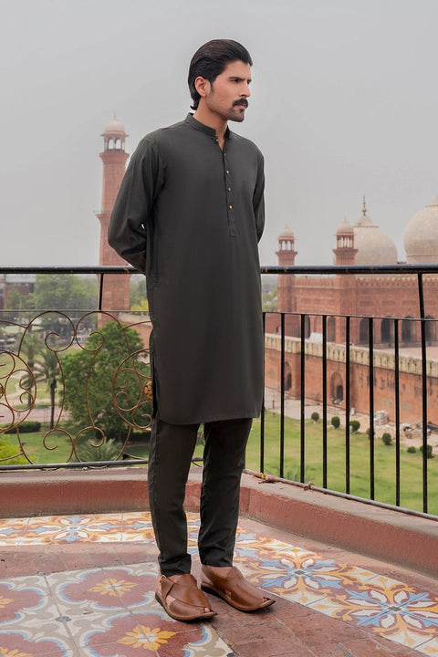 Elegant Dark Green Kurta – A Perfect Choice for Stylish and Comfortable Traditional Wear EW-001064-22