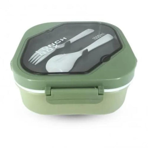 Lunch Box With Spoon And Fork For Many Meals Use- 1000ml