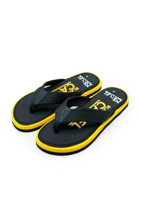 Strider Black & Yellow Chappal