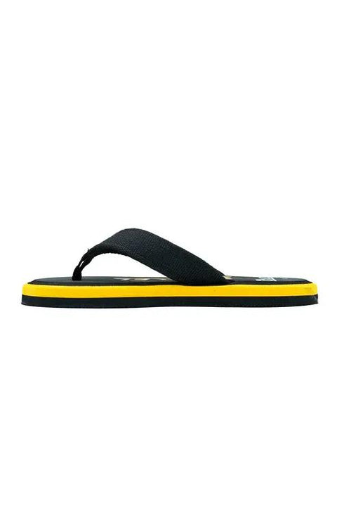 Strider Black & Yellow Chappal
