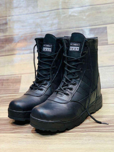 Men's Synthetic Leather Semi Shoes-Formal Knee High Boots