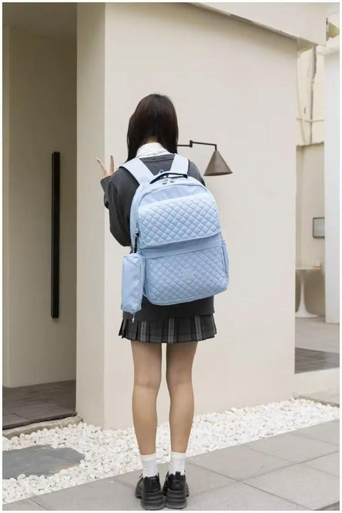 2 In 1 Waterproof Women's Laptop School Backpack
