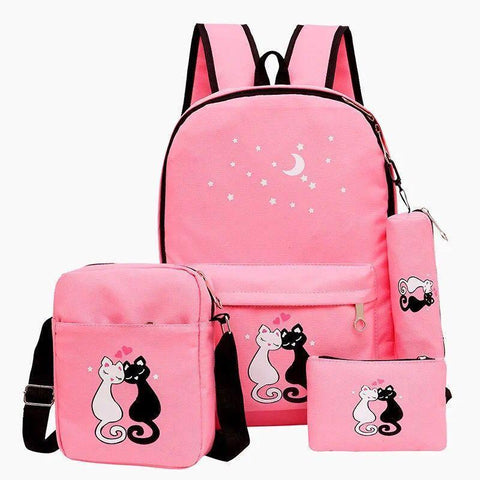 18 Inches Casual School Backpack, Set of 4