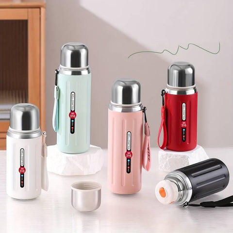 Thermal Isolation Vacuum School Water Bottle, 800 Ml
