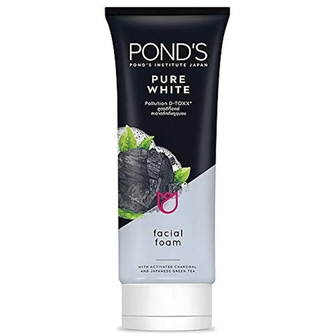 Ponds Charcoal Pure White - Whitening And Brightening Face Wash, 100 g , 1 Pc