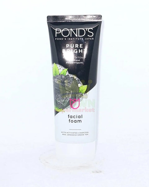 Ponds Charcoal Pure White - Whitening And Brightening Face Wash, 100 g , 1 Pc
