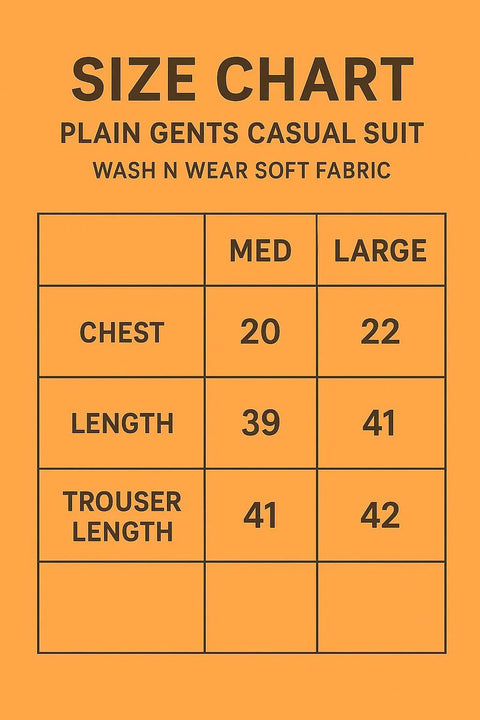 2 Pcs Men’s Stitched Wash And Wear Plain Shalwar Kameez