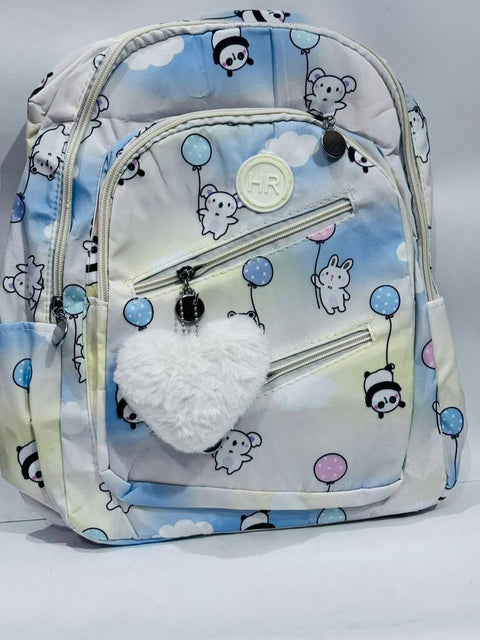 Twin Colors Girls School Backpack