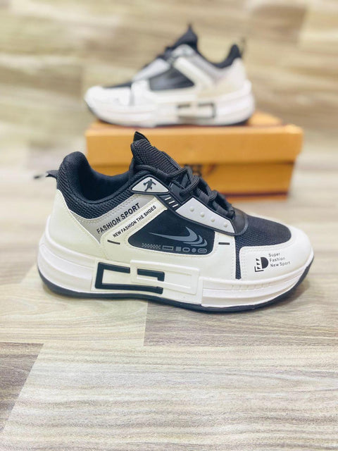 Men's White Formal Joggers - 1 Pcs Shoes
