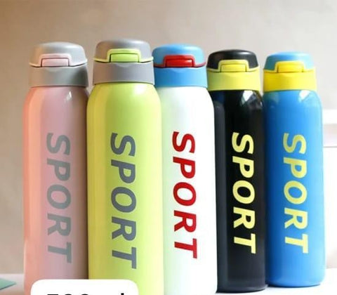 Thermos Cup Water Bottle With Straw, Multipurpose & School Use 500 Ml