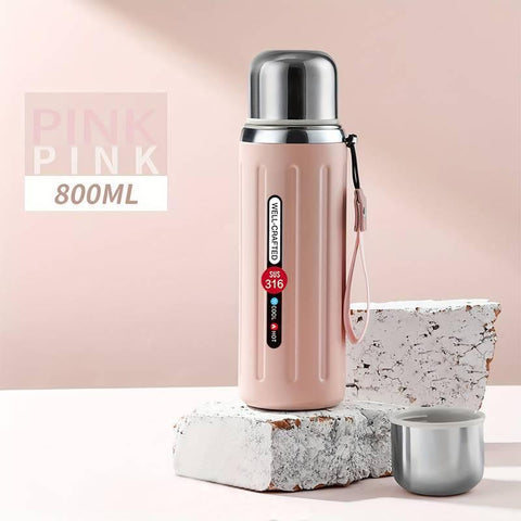 Crafted Stainless Steel School Water Bottle 800ml