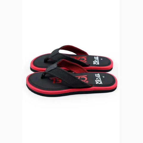 Strider Black & Red Chappal