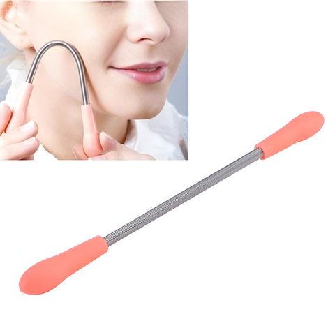 Painless Face Hair Removal Spring Stick – Metal Multipurpose Tool for Quick, Easy &amp; Effective Facial Hair Removal (1 Piece)
