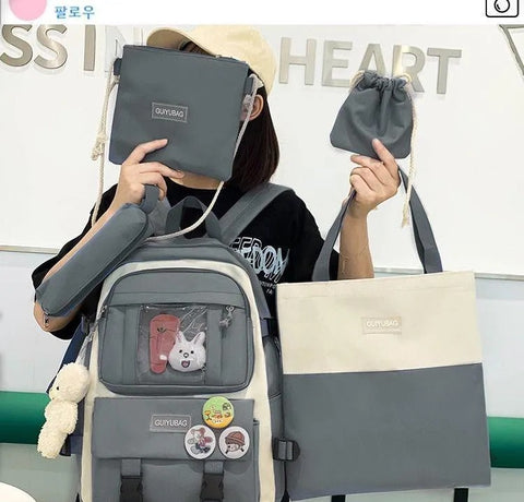 Multipurpose & School Backpack Set